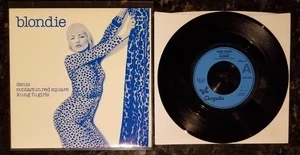 Blondie RARE Unique BLUE Sleeve 1978 Denis 7" 45 UK Chrysalis CHS 2204 NM - Picture 1 of 6