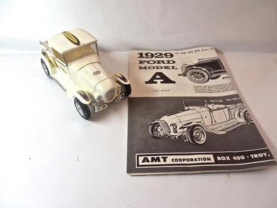 AMT 1929 Model A Ford Roadster Original Box Nicely Built with Instructions - Image 1 of 4