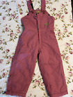 Ladies Pink Schmidt Workwear Heavy Duty Thick Lined Coveralls Size Small