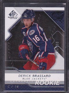 2008-09 SP Game Used #122 Derick Brassard RC Rookie 225/999