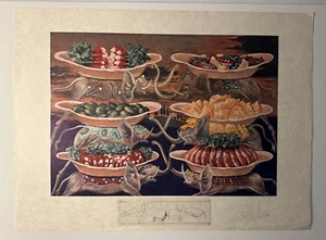 Salvador Dali "Les Delices Petits Martyrs" Photo Lithograph Signed #11/195 - Picture 1 of 11