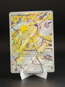 Pokemon Karte Wattzapf SCR 150/142 Stellarkrone Deutsch NM Full Art Rare Elektro - Bild 1 von 2