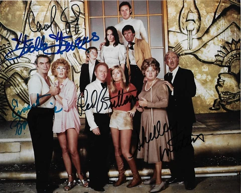POSEIDAN ADVENTURE Cast of 5 Autographed 8 x 10 Signed Photo COA Cover