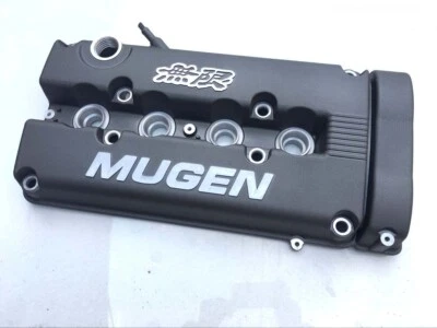 MUGEN Style Engine Valve Cover Grey Honda Civic B16 B17 B18 VTEC B18C DOHC - Image 1 of 4