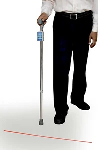 bastón láser con contador de pasos de audio y temporizador de inactividad para la enfermedad de Parkinson  - Imagen 1 de 3