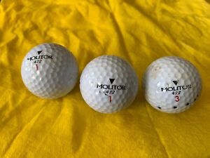 Molitor 422 Spalding Golf Ball Vintage (Set of 3)