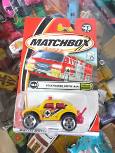 Matchbox #45 WEEKEND CRUISER Yellow VW BAJA BUG VOLKSWAGEN BEETLE 4X4