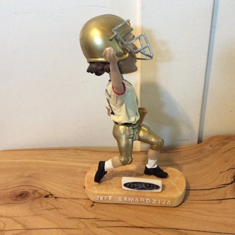 JEFF “The Shark” SAMARDZIJA Notre Dame Football Baseball SGA Bobblehead Repaired Cover
