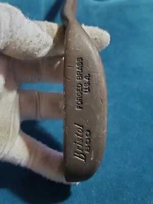 Bristol 800 Forged Brass 35" RH Napa Style Putter, Fluted Steel Shaft - Image 1 of 4