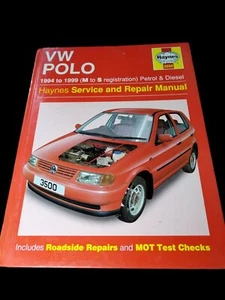 Haynes Manual 1994-1998 Volkswagen POLO petrol & diesel 1litre to 1.9litre - Picture 1 of 12