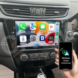 Android 14 Apple CarPlay Head Unit For Nissan Xtrail 2014-2022 With Camera Mic - Picture 1 of 24