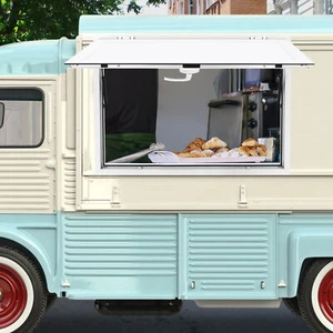 Concession Stand Serving Window Rectangular Food Truck Service Window 36*24 Inch - Picture 1 of 23