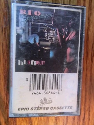 REO SPEEDWAGON "HI INFIDELITY" Vintage CASSETTE 1980 - Image 1 of 2