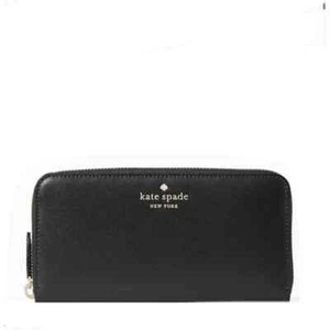 Kate Spade Leather Zip Around Wallet (Black) - Picture 1 of 3
