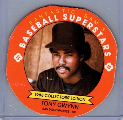 TONY GWYNN 1988 FANTASTIC SAM'S SUPERSTAR SWEEPSTAKES DISC SAN DIEGO PADRES - Image 1 of 2