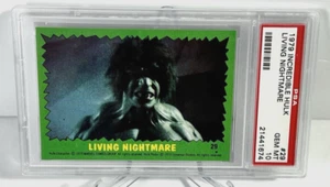 The Incredible Hulk 1979 Topps Living Nightmare #29 PSA 10 - Pop 1 - Picture 1 of 4
