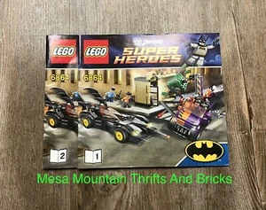 LEGO® DC 6864 Batmobile and the Two-Face Chase Instruction Manuals Only! - Picture 1 of 5