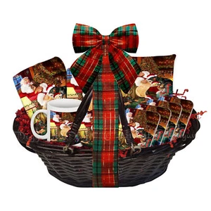 Doberman Pinscher Dog Gift Basket Christmas Blanket Ornament Mug - Picture 1 of 7
