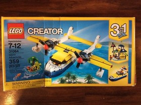New Lego Creator Island Adventures Set 31064 in Sealed Damaged Box