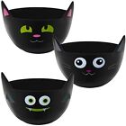 Halloween Party Supplies Set Of 3 Halloween Plastic Trick Treat Candy Bowls Larg