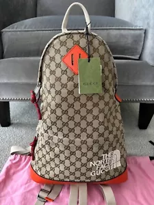 Gucci X The North Face Monogram Backpack New with Tags - Picture 1 of 18