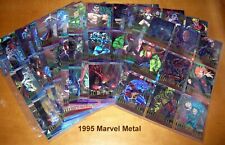 1995 Fleer Marvel Metal Set Singles - You Pick! - Complete Your Set