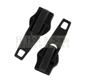 Upholstery Zip Sliders - No.5 Heavy Coil/Spiral Runner #5 - Black - 50 Sliders - Picture 1 of 1