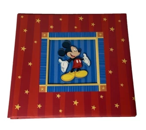 Disney Mickey Mouse Scrapbook 12“X 12“ in Case 10 Pages plus 10 Extra Pages NEW - Picture 1 of 10