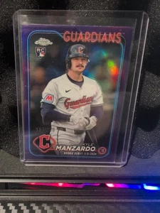 2024 Topps Chrome Update Series - Kyle Manzardo #USC26 Purple Refractor /250 (RC - Bild 1 von 3
