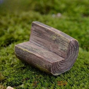 2PC Stake Chairs HO/OO Scale Miniatures Garden Scene Sand Table Backrest Bench - Picture 1 of 3