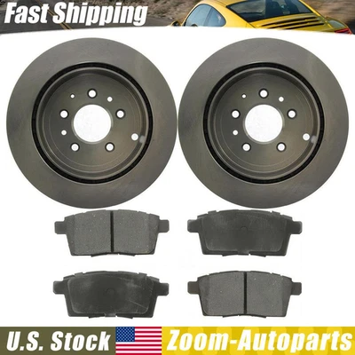 Kit de frenos traseros rotores y pastillas de freno para Mazda CX-7 2007 2008 2009 2010 2011 2012 Foto 1 de 4