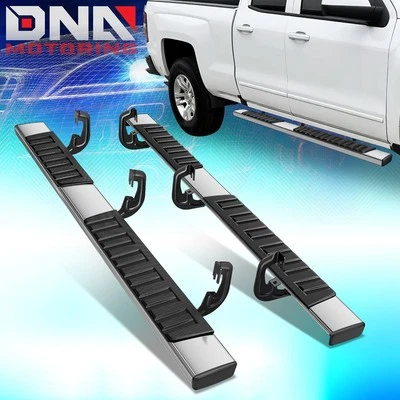For 2007-2019 Silverado Sierra Extended Cab 6" Side Step Nerf Bar Running Board - Image 1 of 4