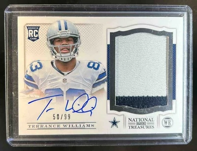 2013 National Treasures Terrance Williams Patch RC Auto #50/99 Cowboys - Image 1 of 2