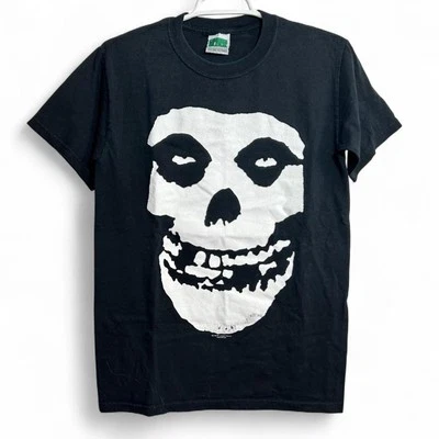 Vintage MISFITS Faded Black T Shirt 2001 Cinder Block Punk SMALL - Image 1 of 4