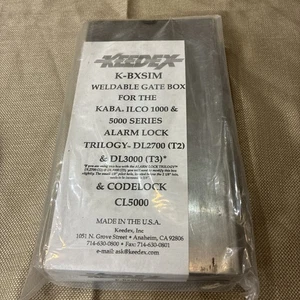 Caja de puerta soldable Keedex K-BXSIM-EE para KABA ILCO series 1000 y 5000 - Imagen 1 de 3