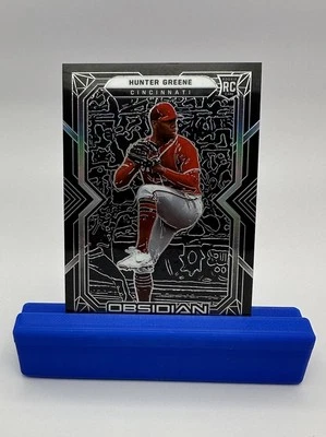 2022 Panini Chronicles - Obsidian Silver Rookie Hunter Greene #60 (RC) - Image 1 of 4