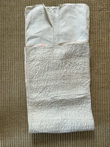 ANTIKE lange Leinen Nähen Ordnung Stricknadel Roll Tasche Häkelnadel Aufbewahrung - Bild 1 von 15
