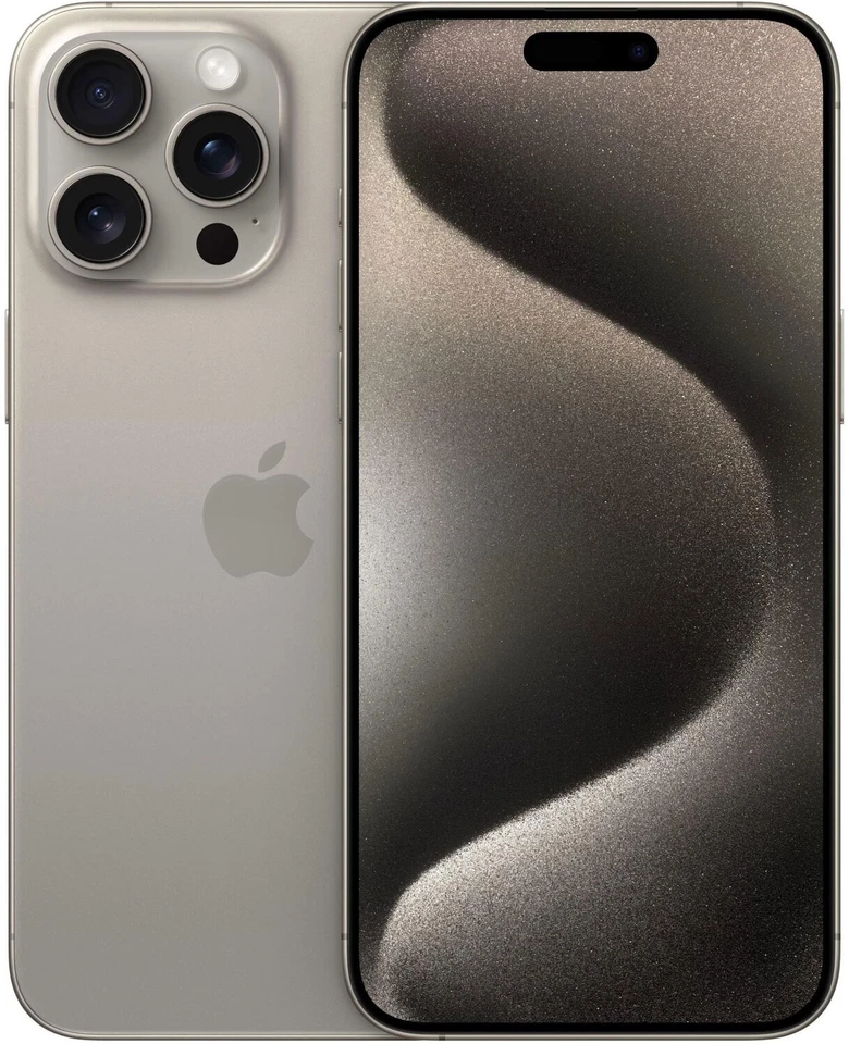 Apple iPhone 15 Pro Max Titan Natur 256GB Ohne Simlock-✅AKKUZUSTAND 100%✅WIE NEU