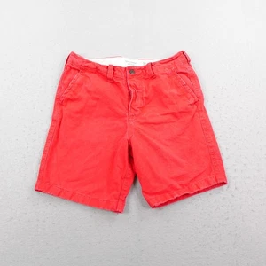 Abercrombie & Fitch Shorts Herren 33 rot Chino Knopfleiste distressed adrett Y2K - Bild 1 von 10