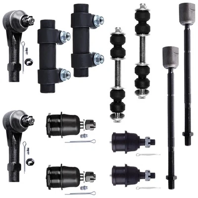 12Pcs Front Upper Lower Ball Joint Tie Rod For 1991-1996 Dodge Dakota RWD Foto 1 de 4