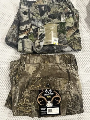 Men’s Real tree & Mossy Oak Cargo Pants Xxl Lot Of 2 New - Image 1 of 4