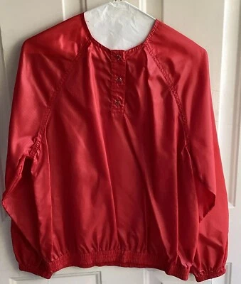 Esprit Sport Rip stop Parachute Pullover Windbreaker Shirt Snap SZ MED Vintage - Image 1 of 4