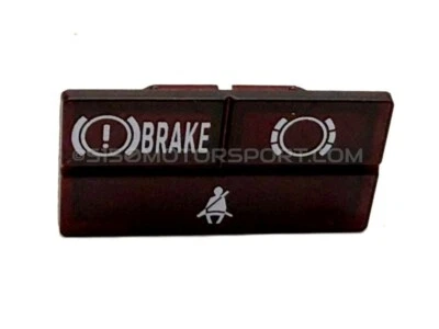 Porsche 911 Carrera 944 924 Dash Emergency Brake Light Lens Genuine PCG63221300 - Изображение 1 из 2