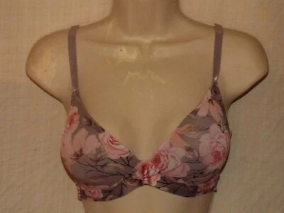 Women's Catherine Malandrino Floral Print Adjustable Strap Bra 38B - Image 1 of 4