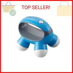 Homedics, Quatro Mini Hand-Held Massager with Hand Grip, Battery Operated Vibrat - Picture 1 of 2