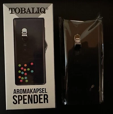TOBALIQ Kapseln Kugeln Applikator Nachfüllbar Spender Luxus wie Aroma King NEU