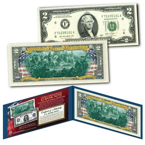 1918 De Soto Discovering the Mississippi $500 FRN designed on Modern $2 U.S.Bill - Picture 1 of 3