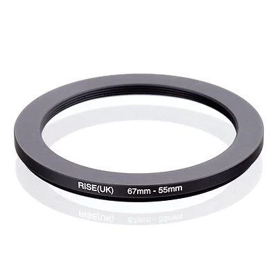 Camera 67mm Lens to 55mm Accessory Step Down Adapter Ring 67mm-55mm - Image 1 of 4