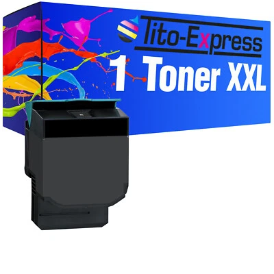 Toner-Kartusche PlatinumSerie Black für Lexmark C540N C546DTN X543DN X544N X544D - Bild 1 von 2
