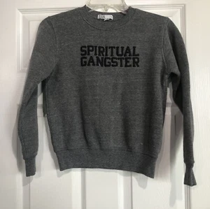 Spiritual Gangster Kids Size 10 Grey Sweater - Picture 1 of 3